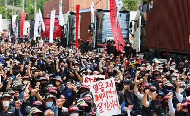 2차 협상 결렬, 한국 화물기사 파업 계속